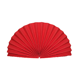 Веер-гармошка 160г/м 40 см, коралловый